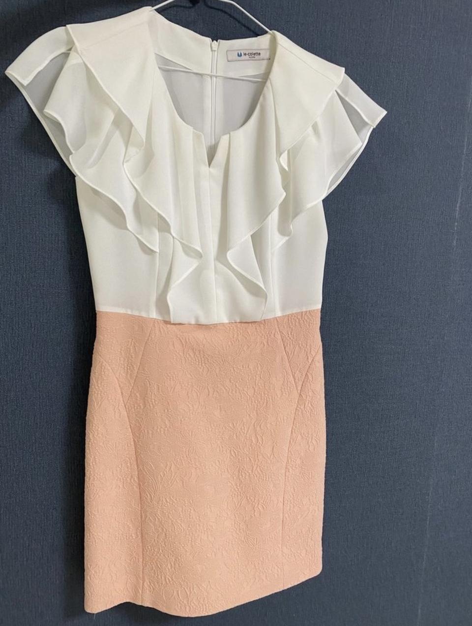 데일리룩 원피스 정장원피스 하객룩