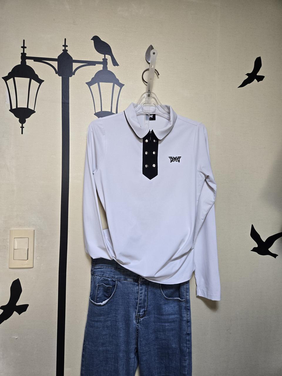 66사쥬 PXG  여성골프쿨소재긴팔티