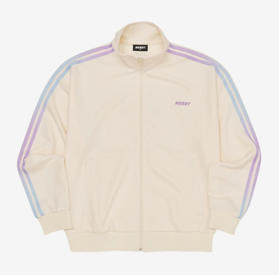 널디 그라데이션 엔와이 트랙 탑 크림