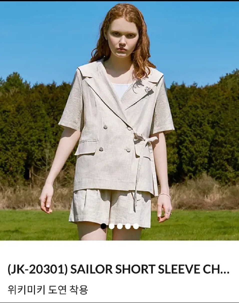 로라로라 세일러 베이직 자켓+바지 세트