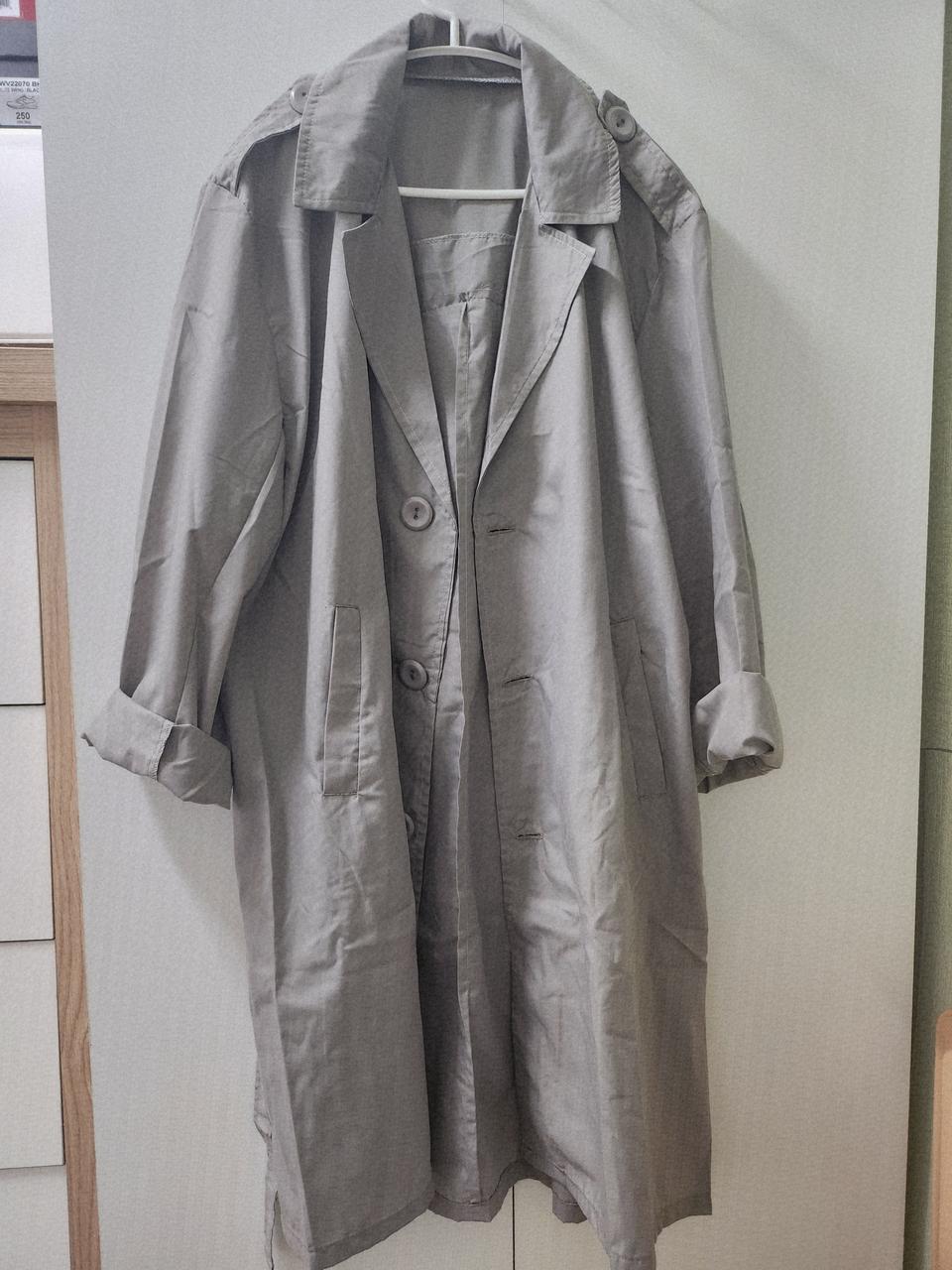 루즈핏 롱트렌치코트(새상품(