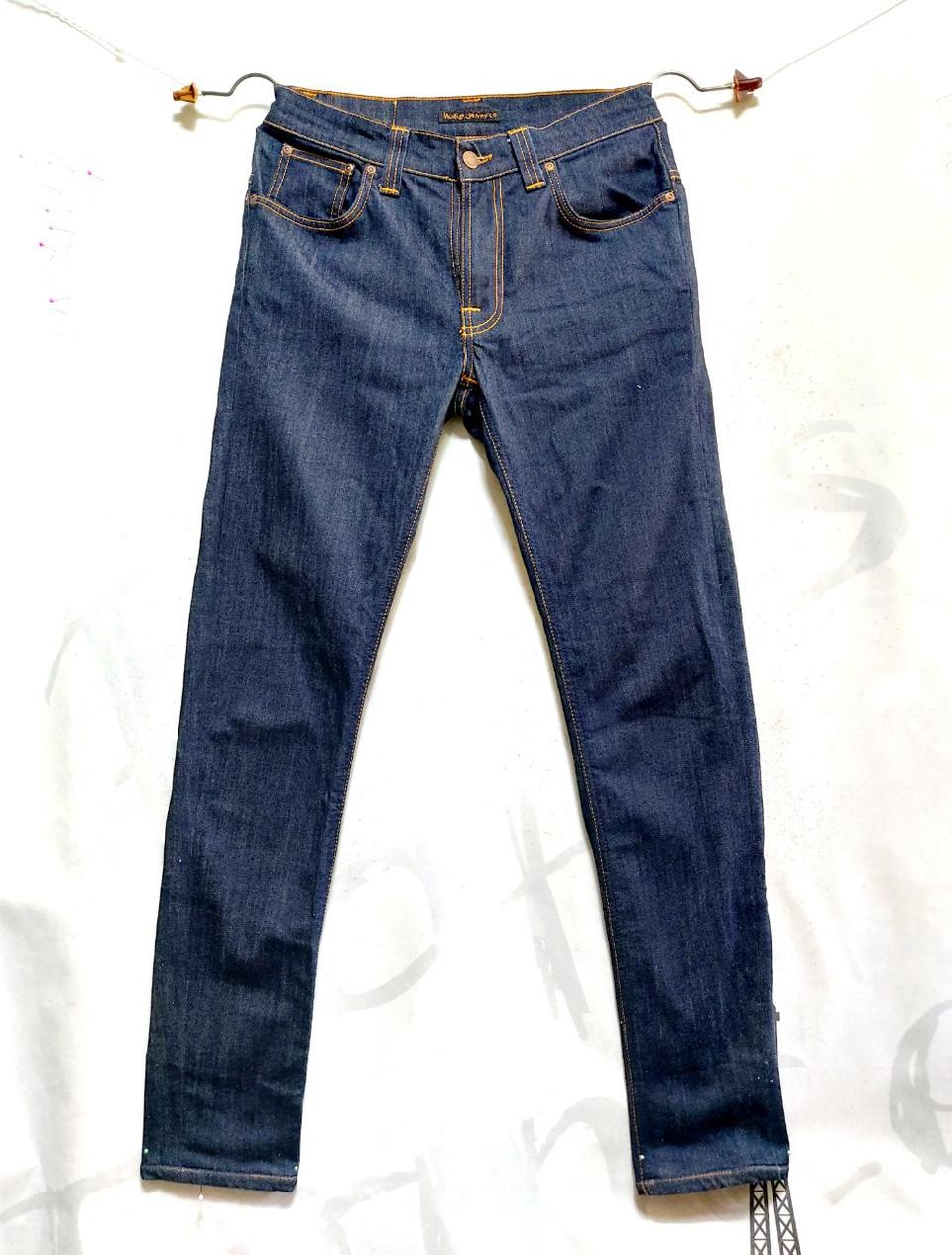 새제품/누디진 청바지30-31/남녀공용 스판 진청