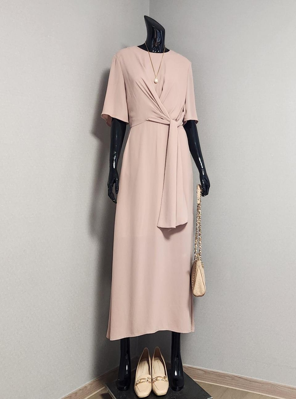 베이지 롱원피스