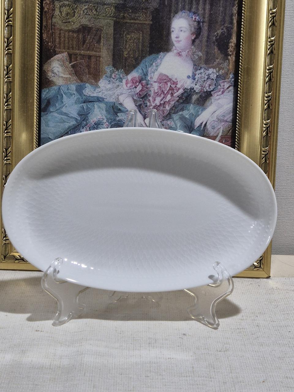 로얄코펜하겐 플루티드 화이트 피클접시