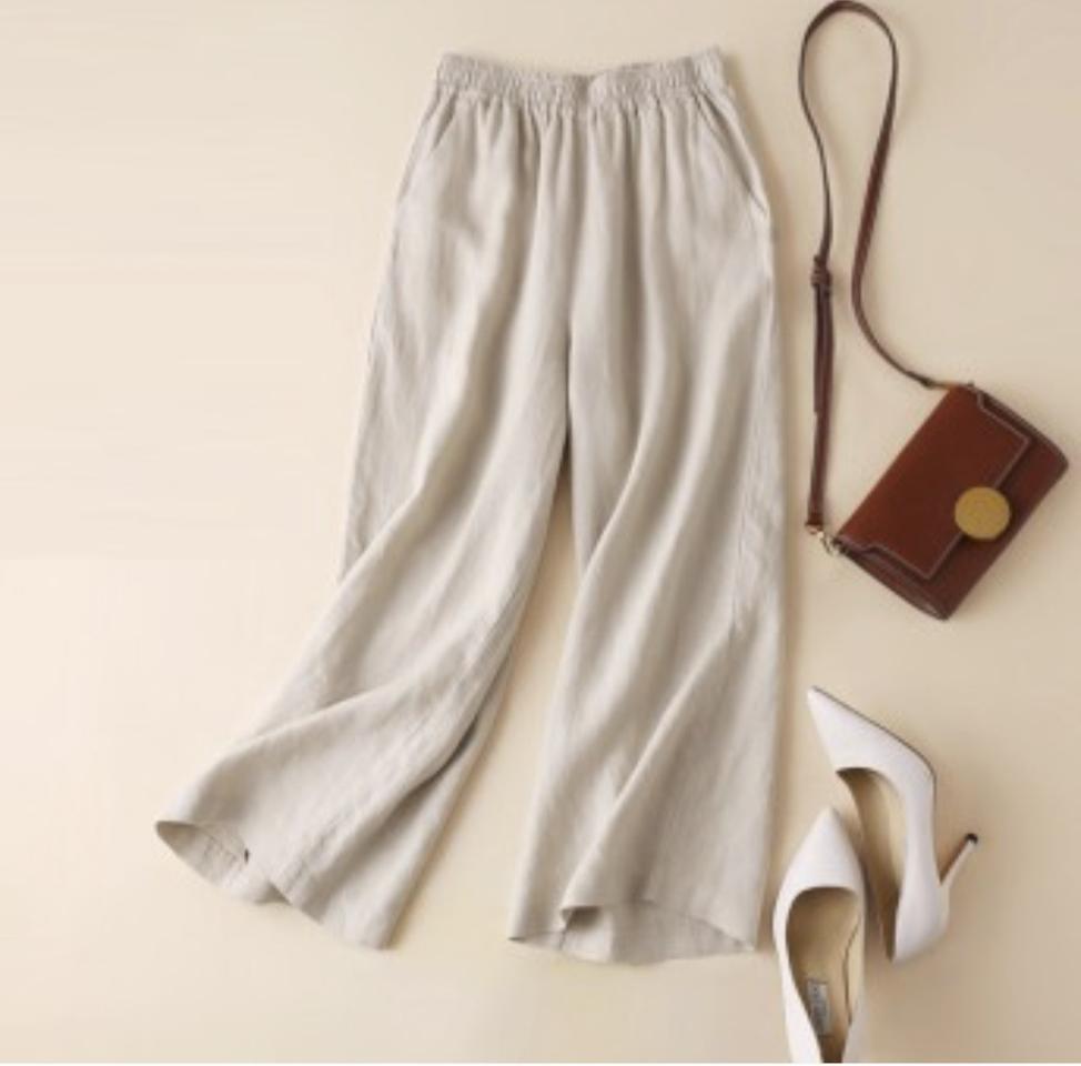 린넨허리밴딩바지 4컬러