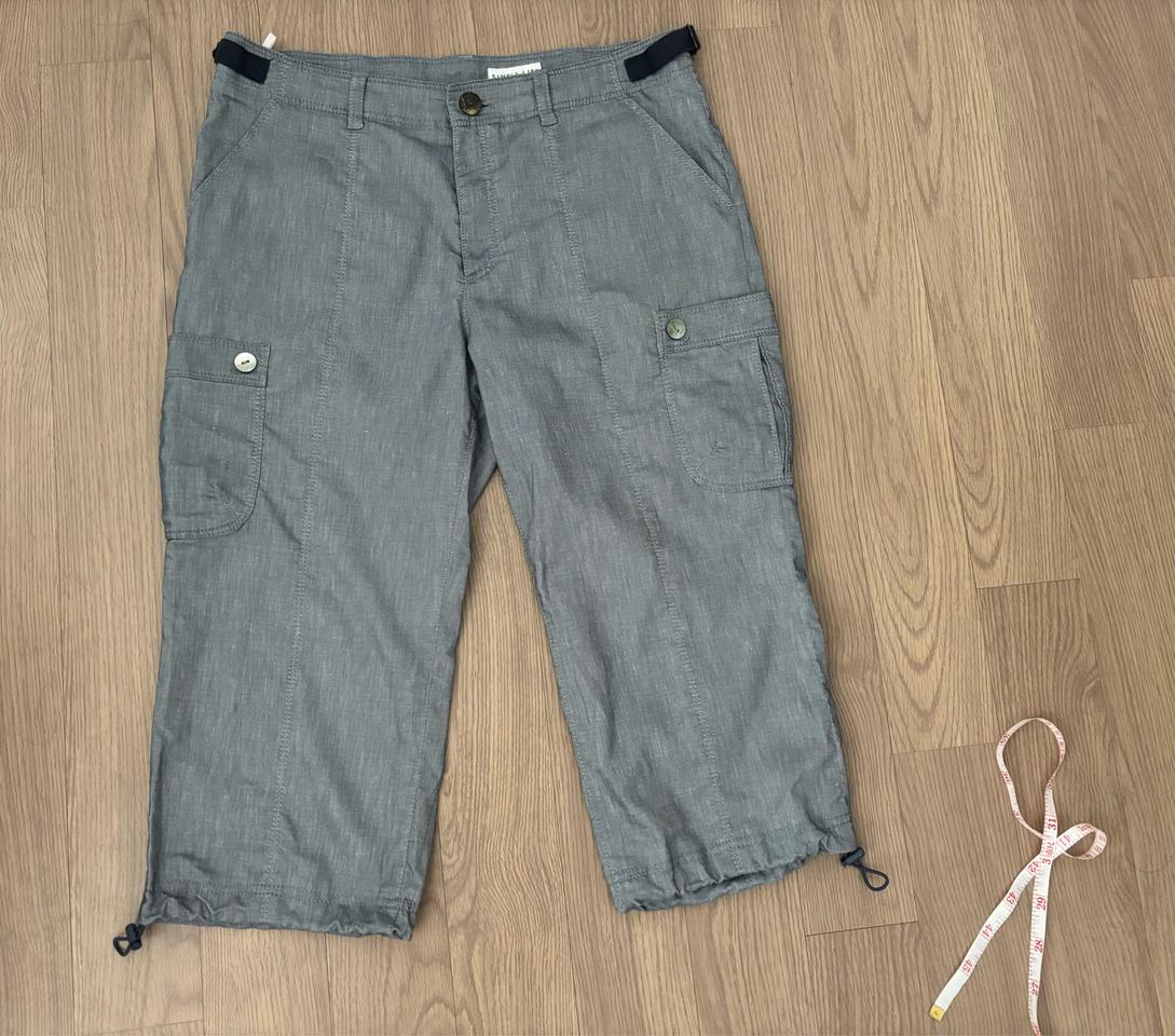 상태최상 여행룩  여름 카고 칠팔부 조거핏 중기장 바지 여XL 남성 가능