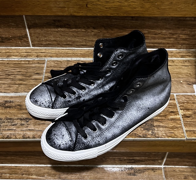 레어템 컨버스 하이 260 메탈 실버