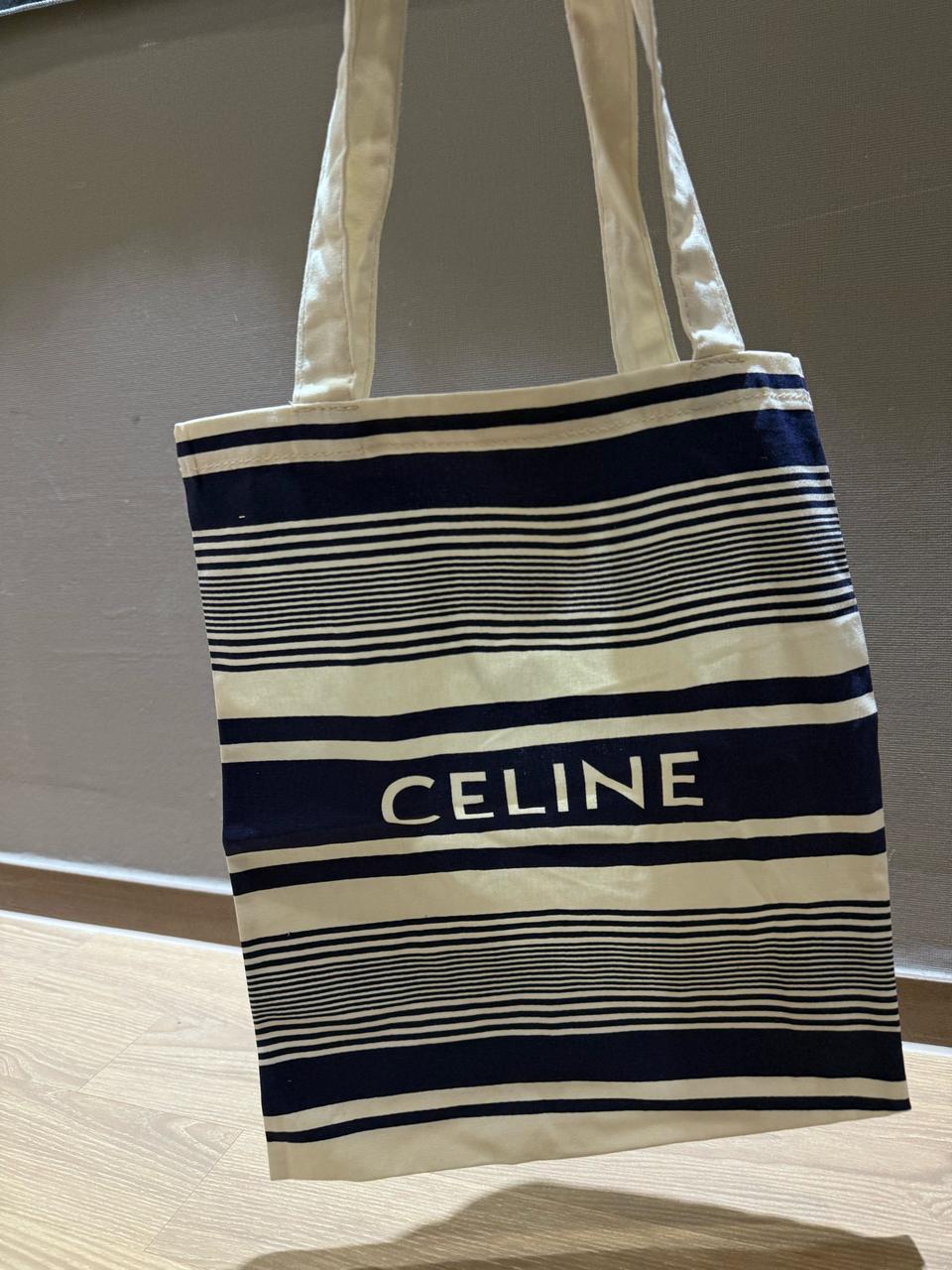 셀린느 스트라이프 에코백
