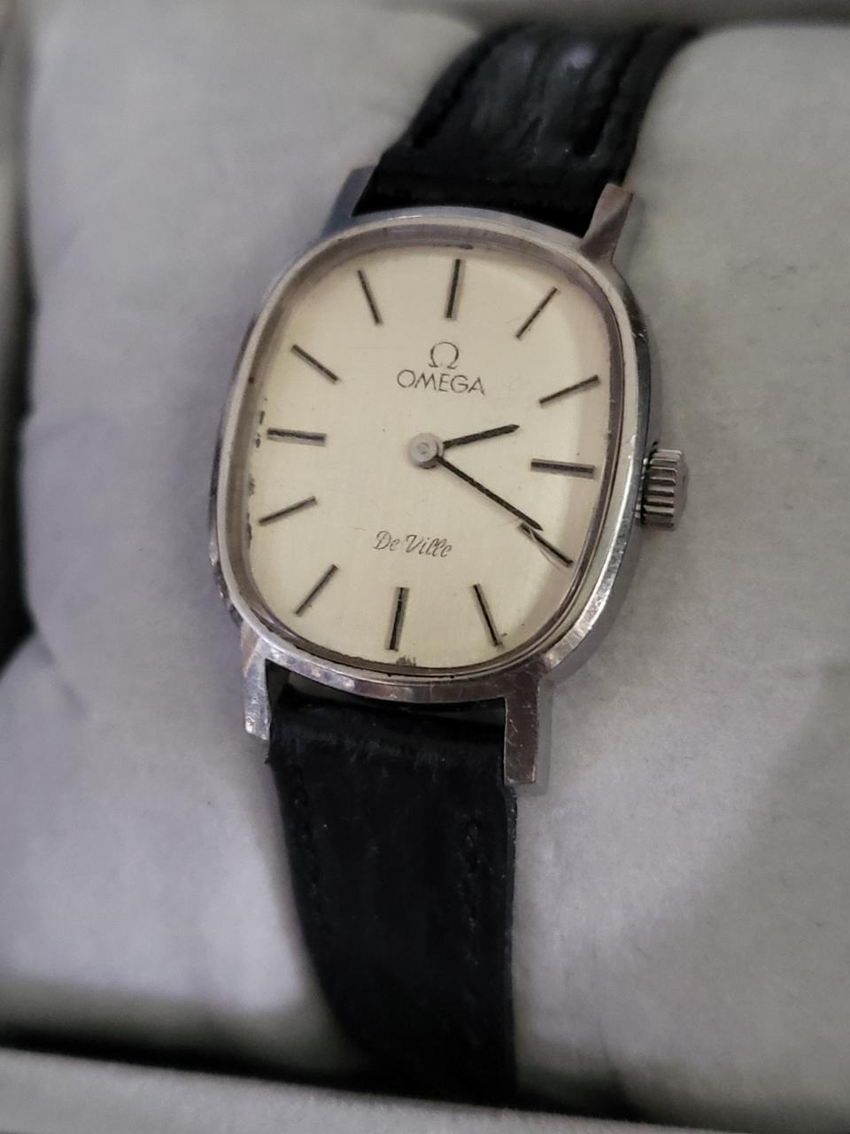 오메가 드빌 수동 여성시계