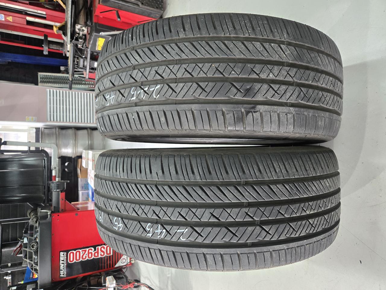 중고타이어 245 45 19 판매합니다. 한국타이어 라우펜