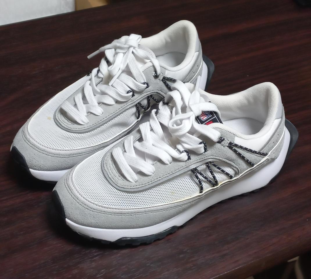 NFL 245사이즈 천연소가죽 윌리 스니커즈  운동화