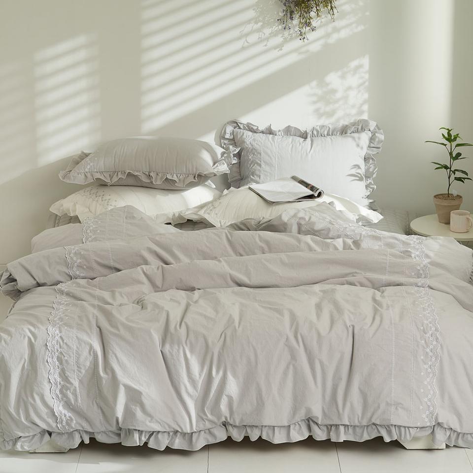 [무료배송] 고밀도 순면 100% 차렵 이불 무봉제 워싱 가공 호텔 이불