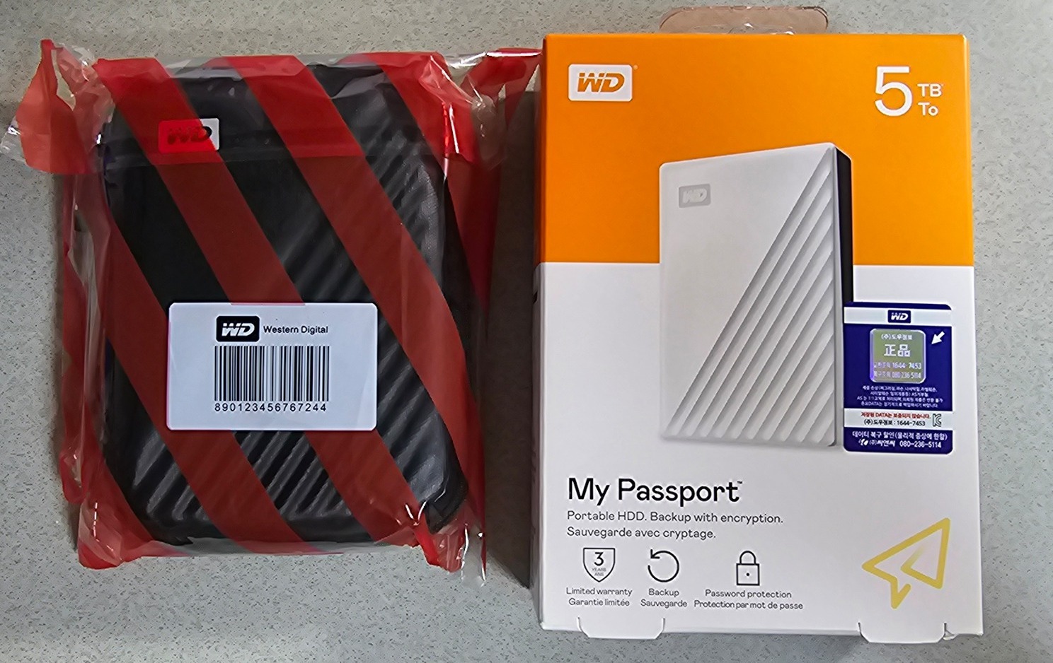 WD 외장하드 5TB New [미개봉]