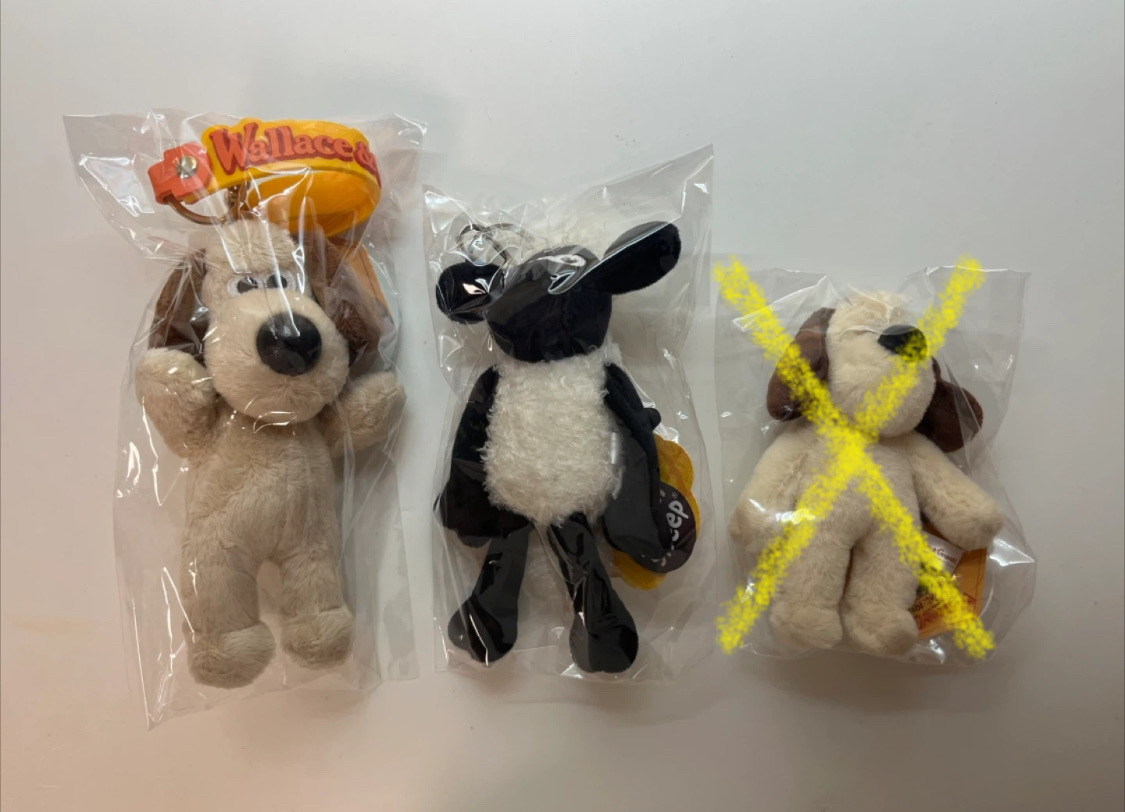 그로밋&숀더쉽 인형키링 모음