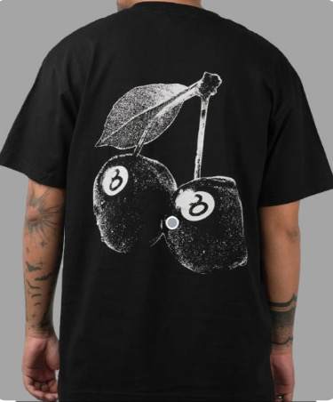 (정품 무료배송)스투시 체리8볼 반팔