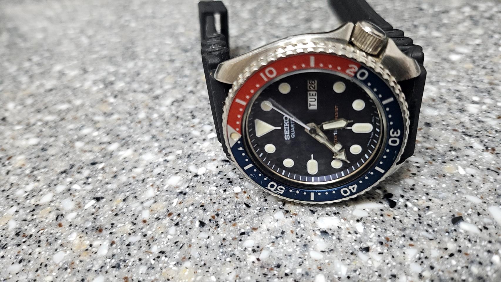 세이코다이버쿼츠펩시