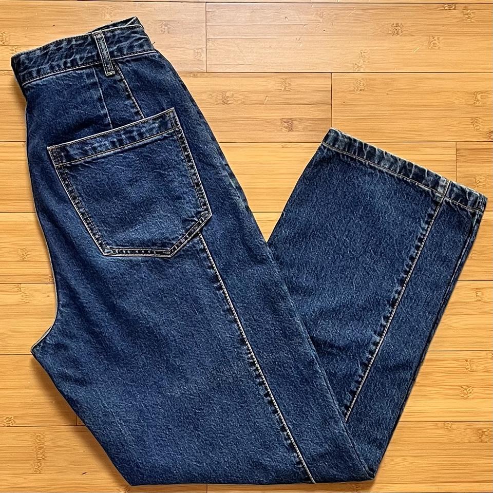 이에이 핀턱 데님팬츠 M