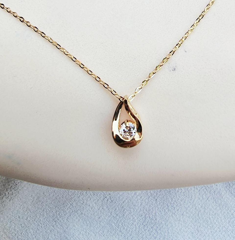 18k 다이아몬드  목걸이