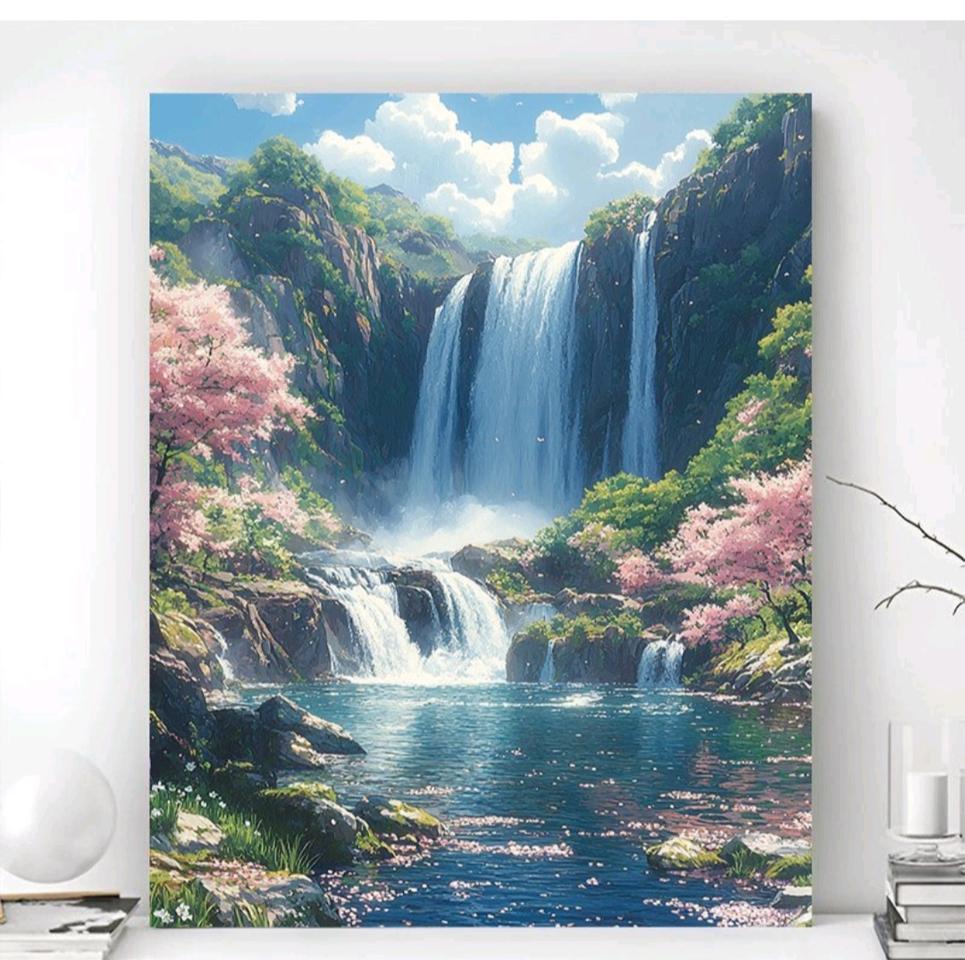 폭포수 보석십자수 주문받아요