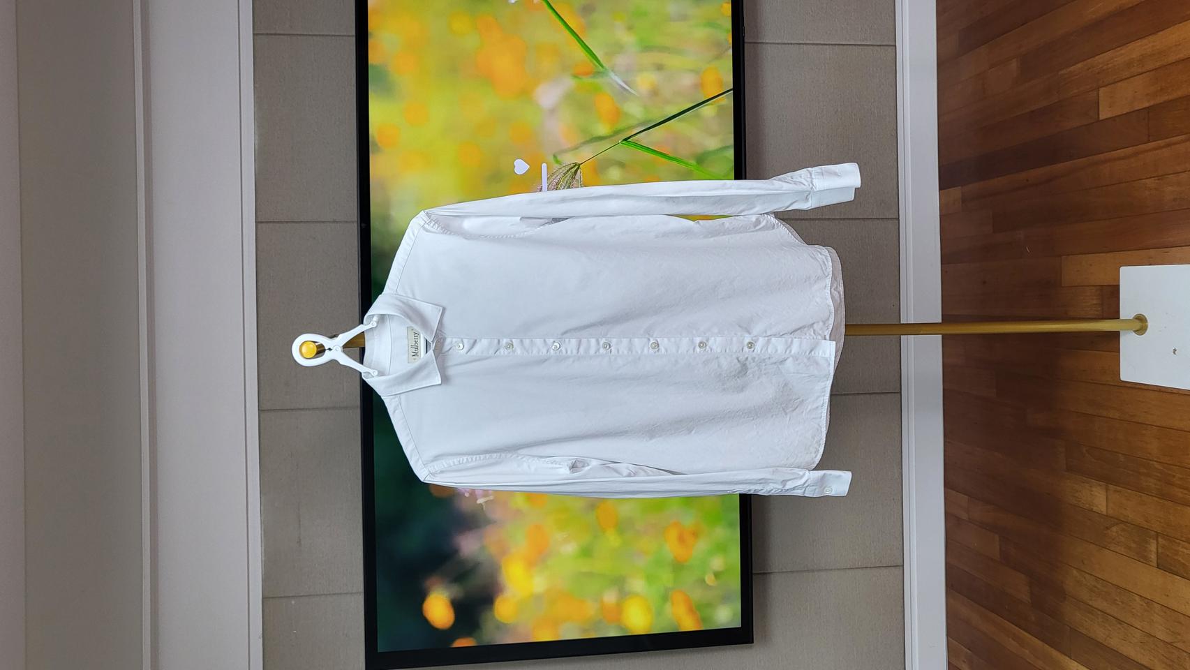 Mulberry 머버리 화이트 셔츠 여성용 12사이즈