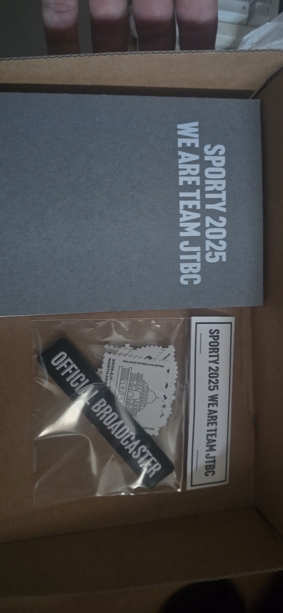 jtbc 2025 노트 달력 와펜 엽서 스티커 세트