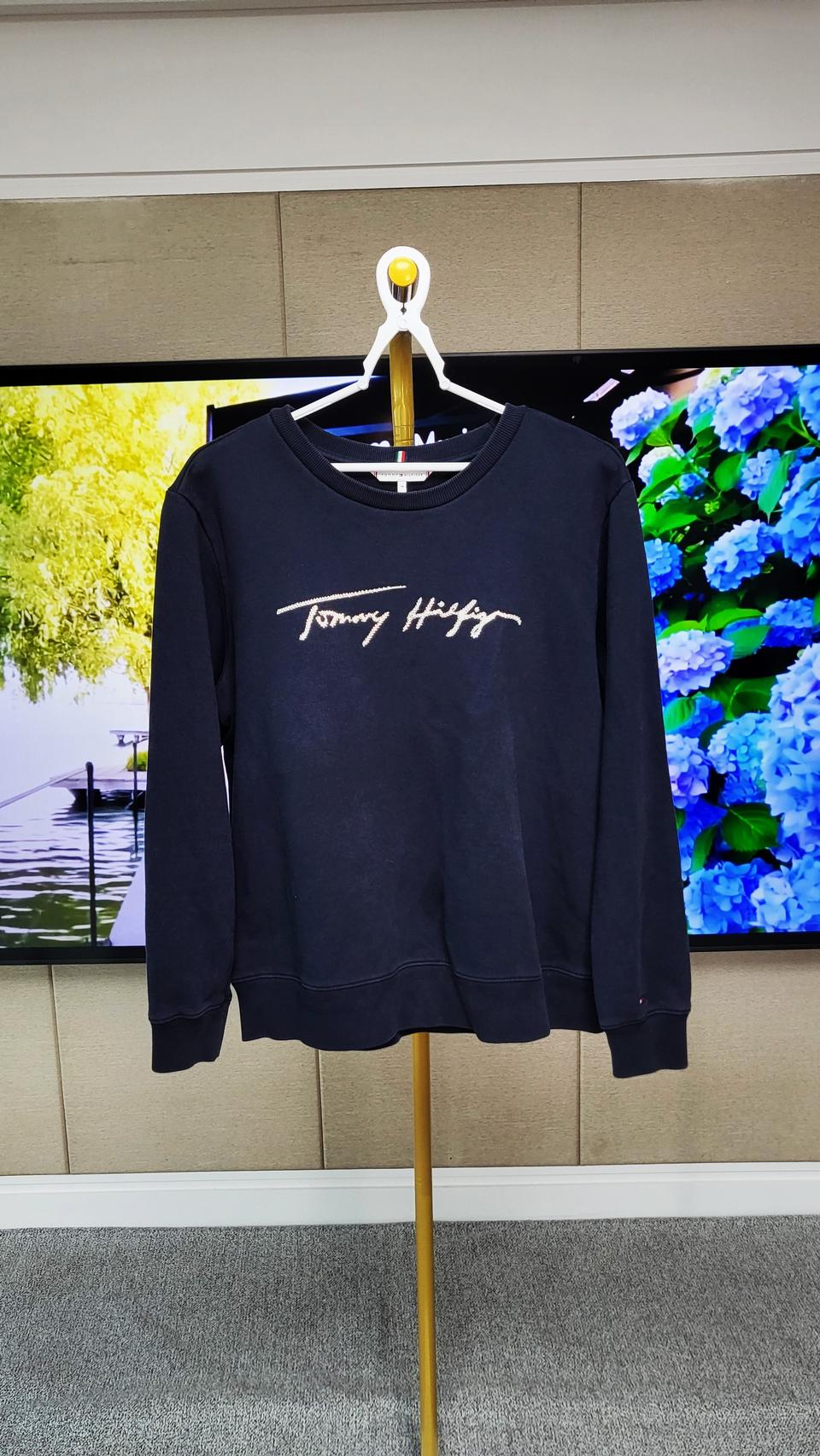타미힐피거 크리스탈 맨투맨 스웻셔츠 M사이즈