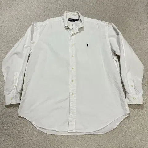 폴로 셔츠 화이트 오버핏