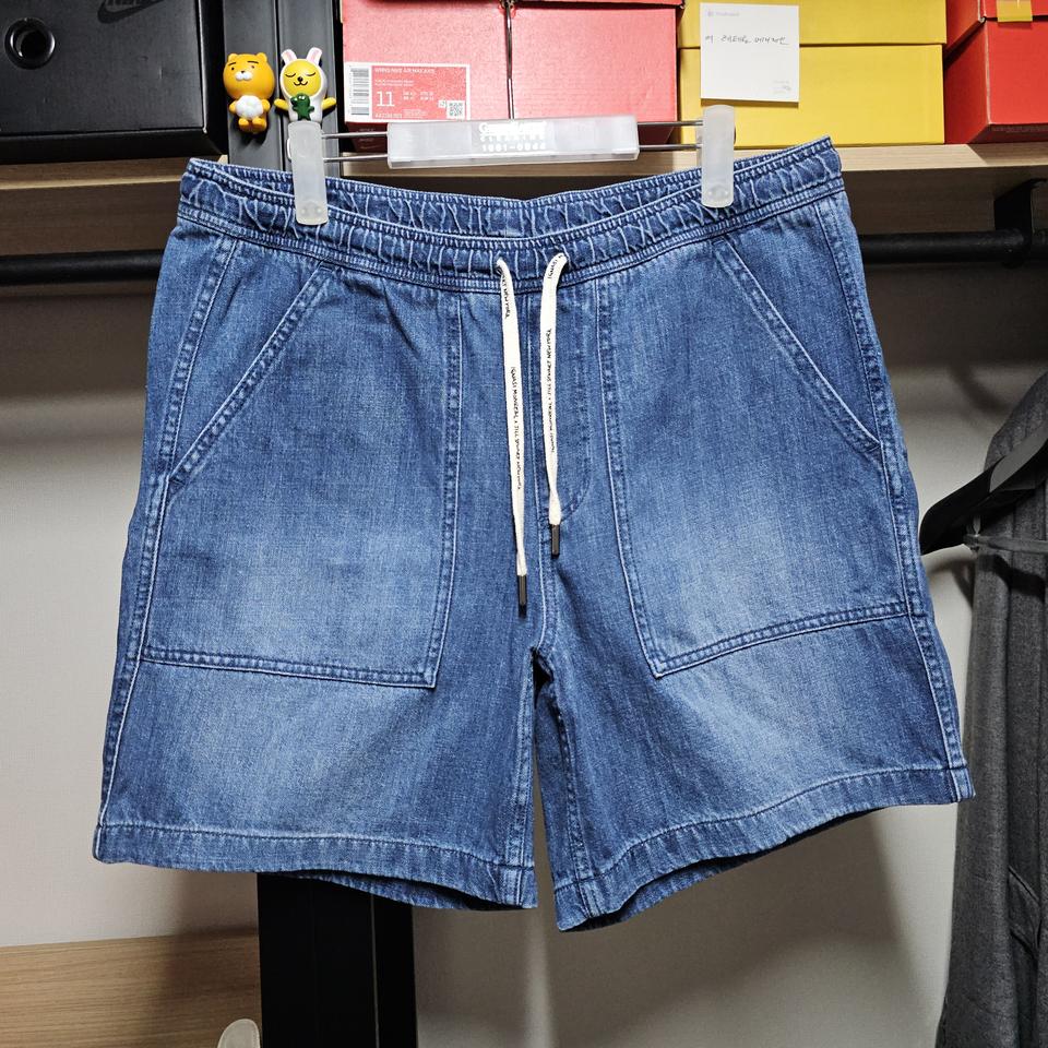 질스튜어트 x 이그나시 몬레알 남성데님쇼트 반바지 36