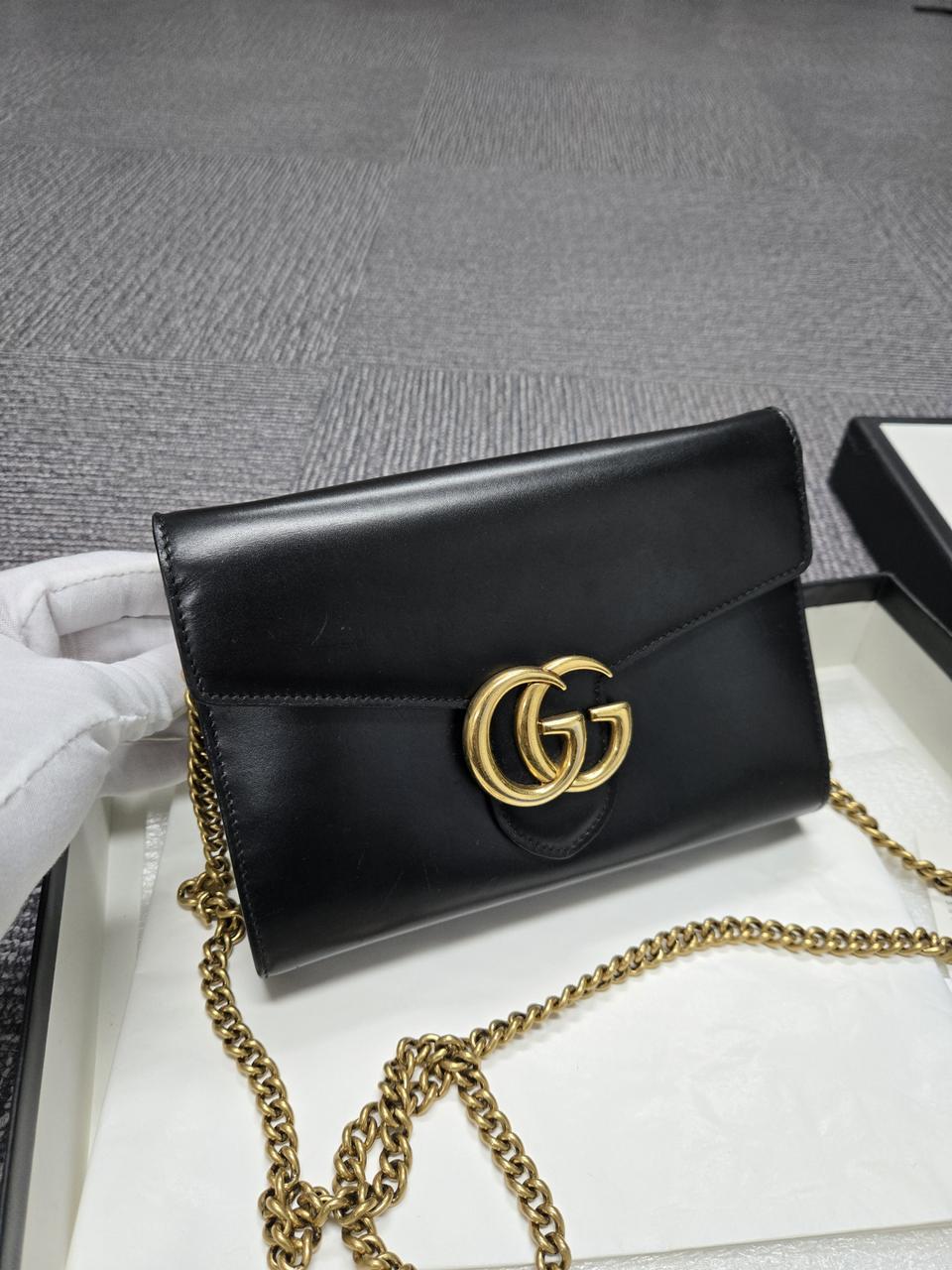 [특가][정품]구찌 마몬트woc체인백