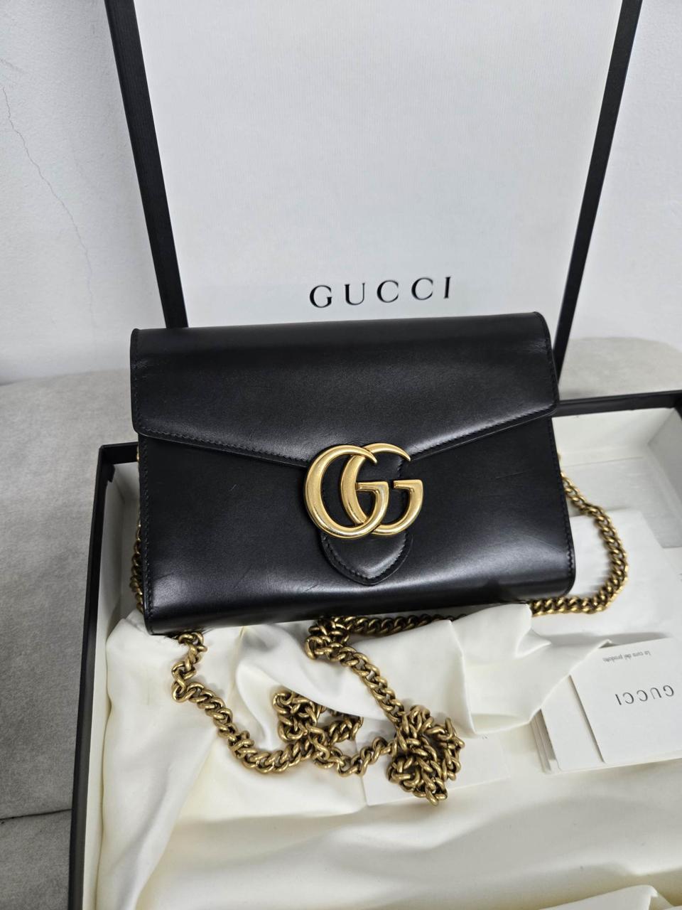 [정품][A급]구찌 마몬트 체인백