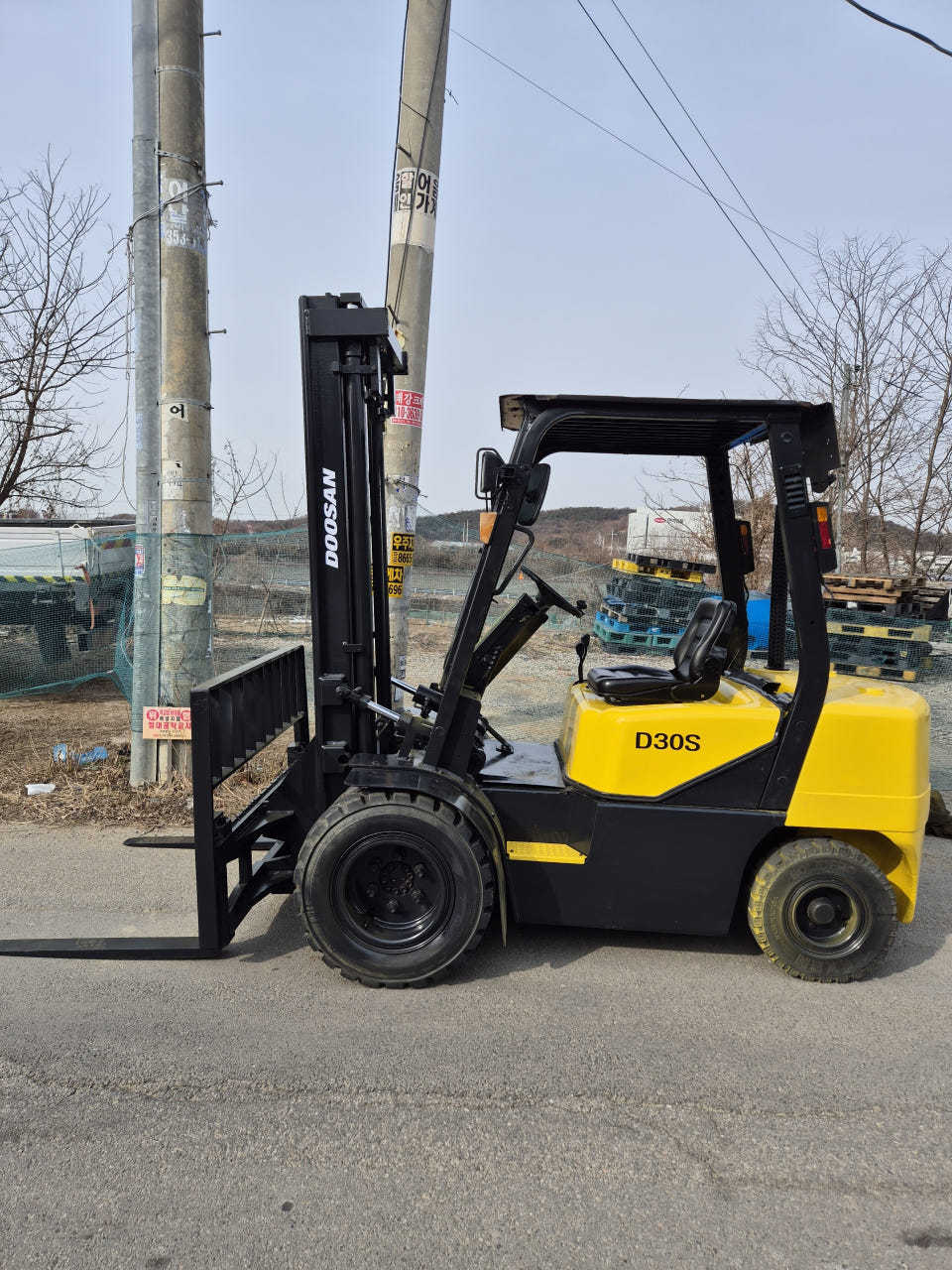 두산디젤지게차 3톤 D30S-3 더블타이어 판매