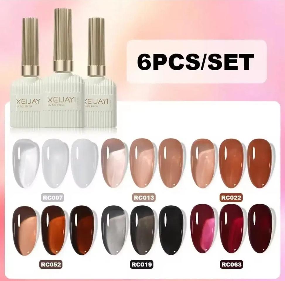 6종일괄_가을컬러 시럽젤네일세트 6종