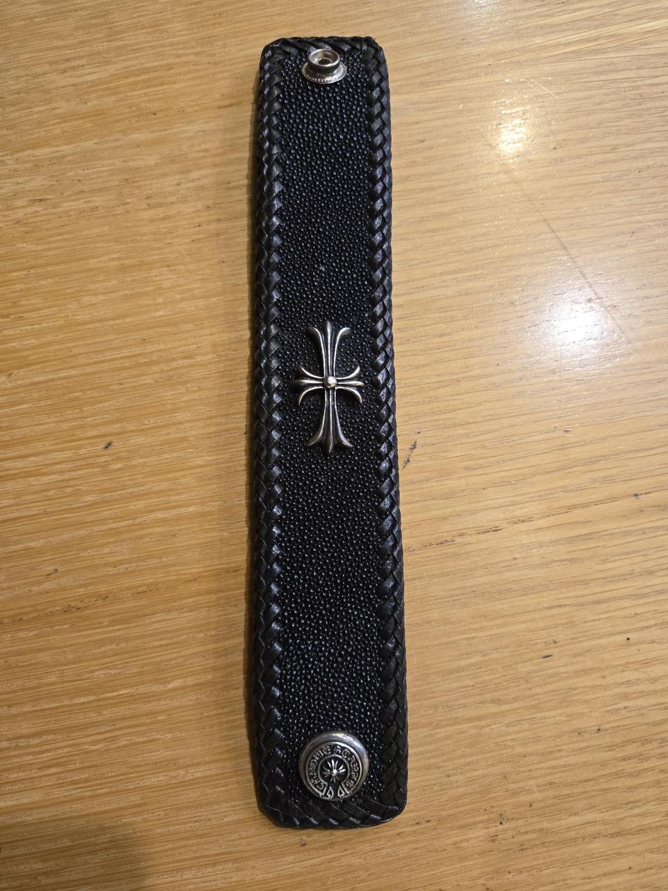 크롬하츠 가죽팔찌