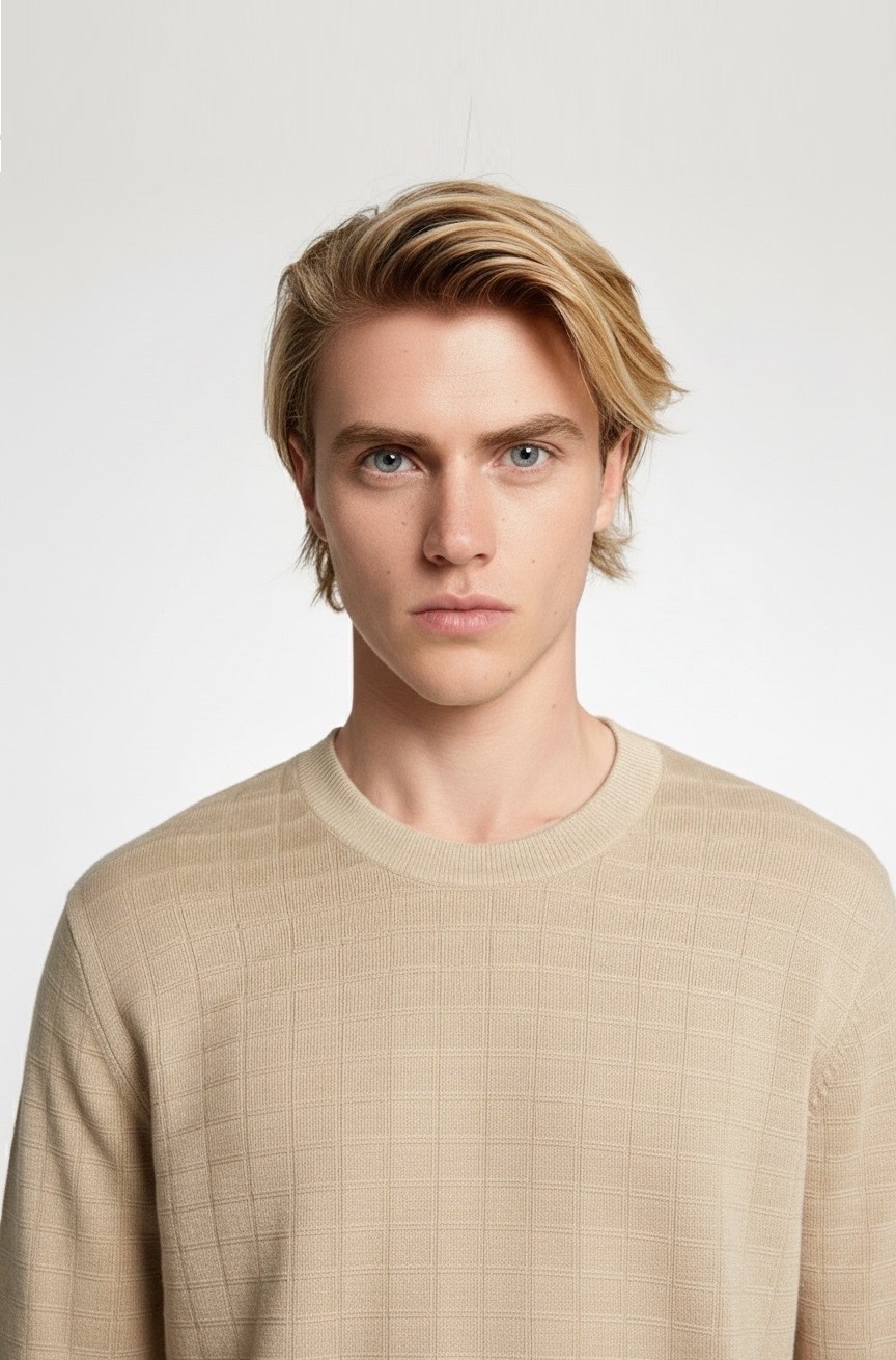 THEORY 띠어리 새제품 샌드베이지 타일 니트 S 95사이즈 봄니트