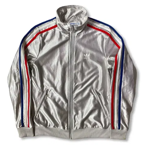 아디다스 40주년 올림픽 실버 트랙탑 져지