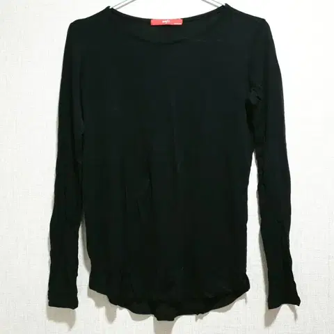 얇은 긴팔티, 내의 내복 히트티,라운드넥 블랙 검정티 여성티 힛트티 잠옷