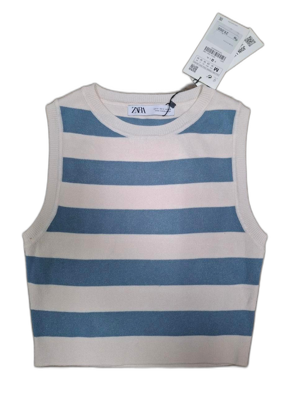 자라 슬리브리스 니트티 미사용품