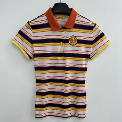 95 마코 골프 여자 슬림핏 반팔 카라티