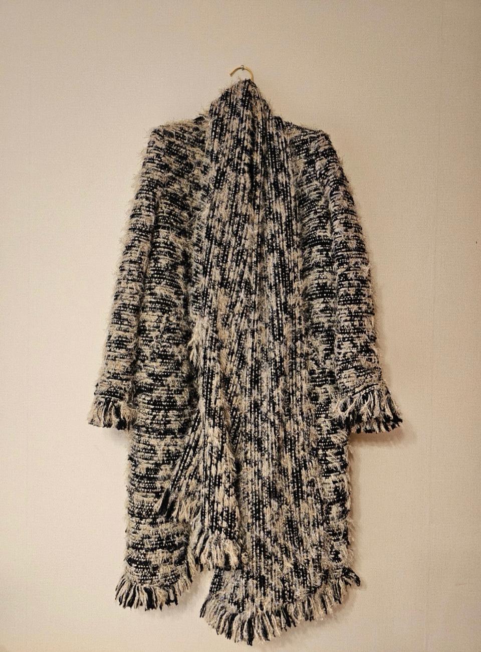 샤넬트위드코트 &머플러 세트 55