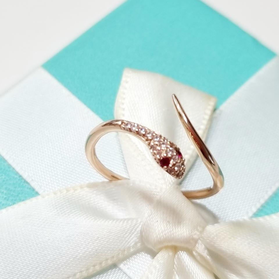 18k스네이크 반지12호 핑크골드