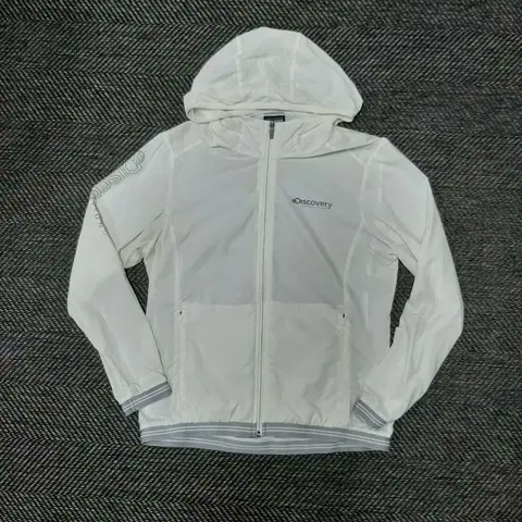 디스커버리 경량 바람막이 후드집업