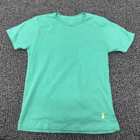 폴로 키즈 반팔 티셔츠 120사이즈 그린 베이직
