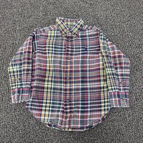 폴로 키즈 체크 셔츠 남방 2T 티셔츠 90사이즈