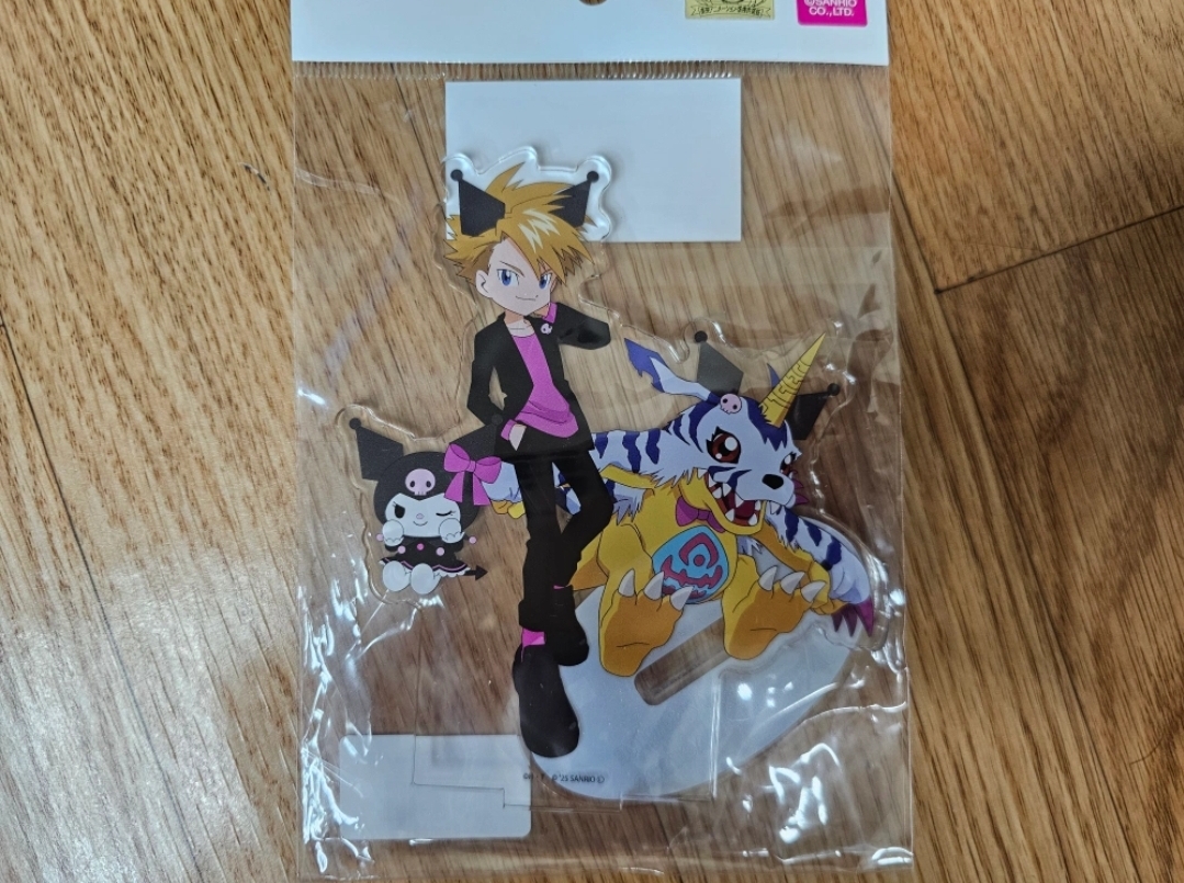 한정판 디지몬 산리오 콜라보 아크릴스탠드