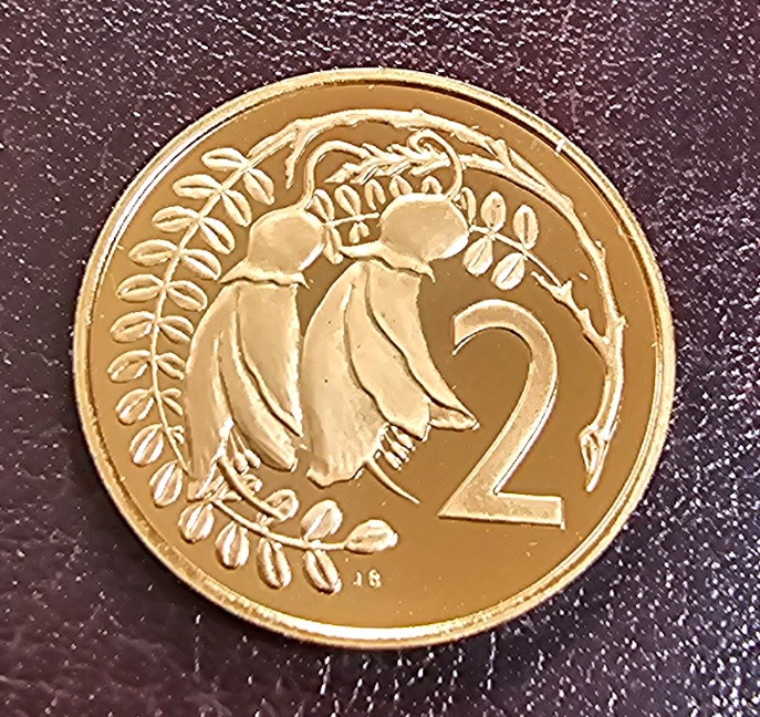 뉴질랜드 New Zealand 2c 프루프 미사용 주화