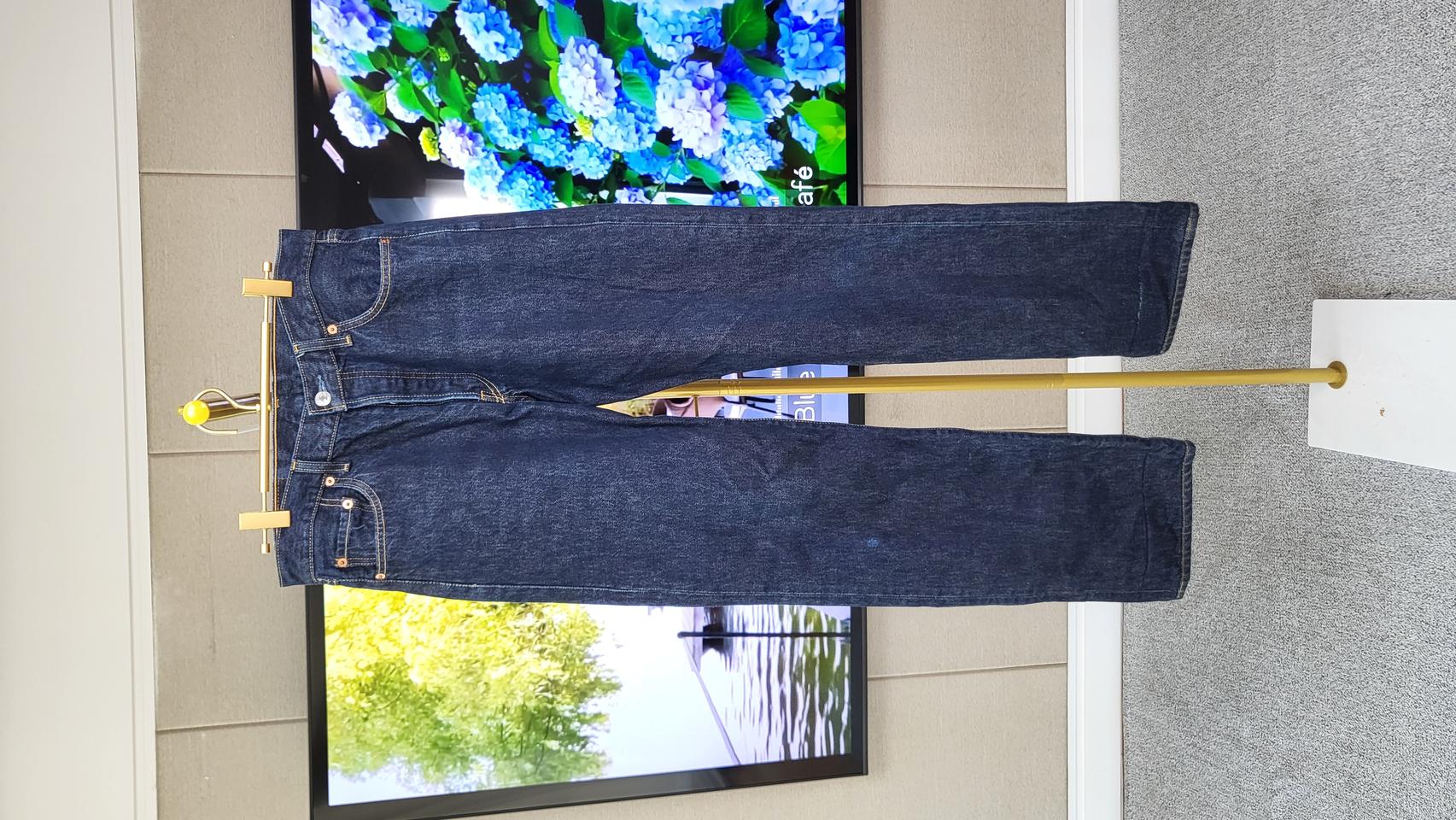 리바이스 501 오리지널 스트레이트 데님 (W31 L34, 버튼 플라이)