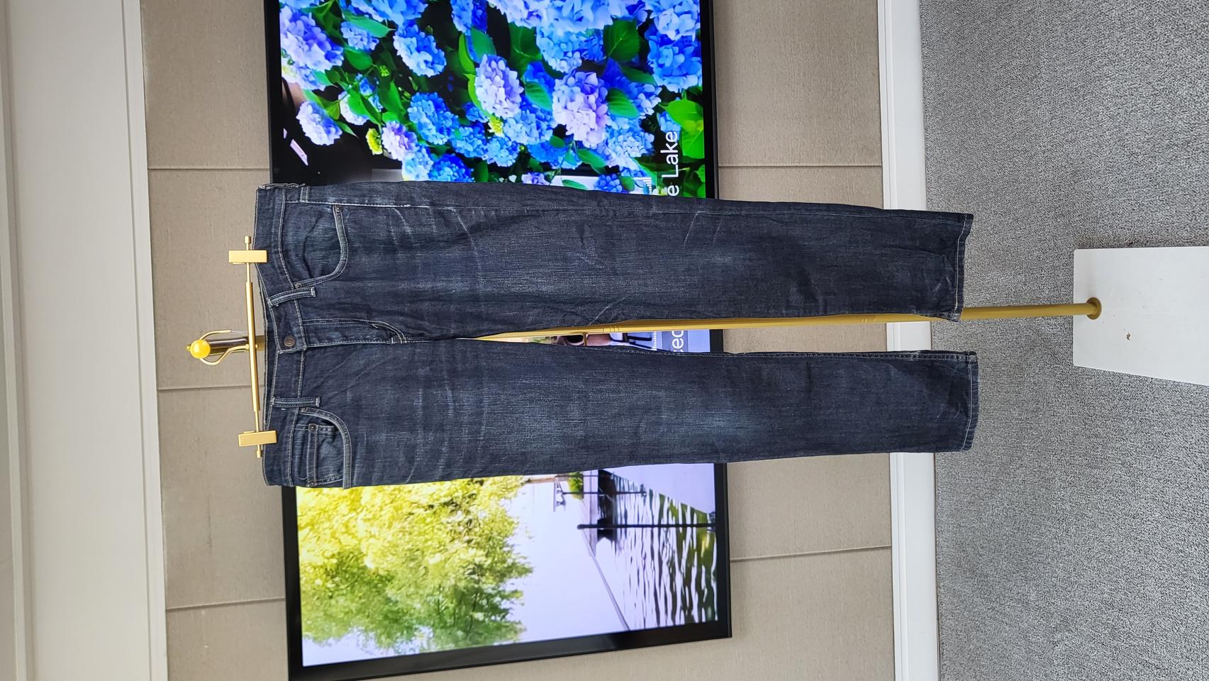 리바이스 511 슬림핏 진청 데님 (W32 L34)