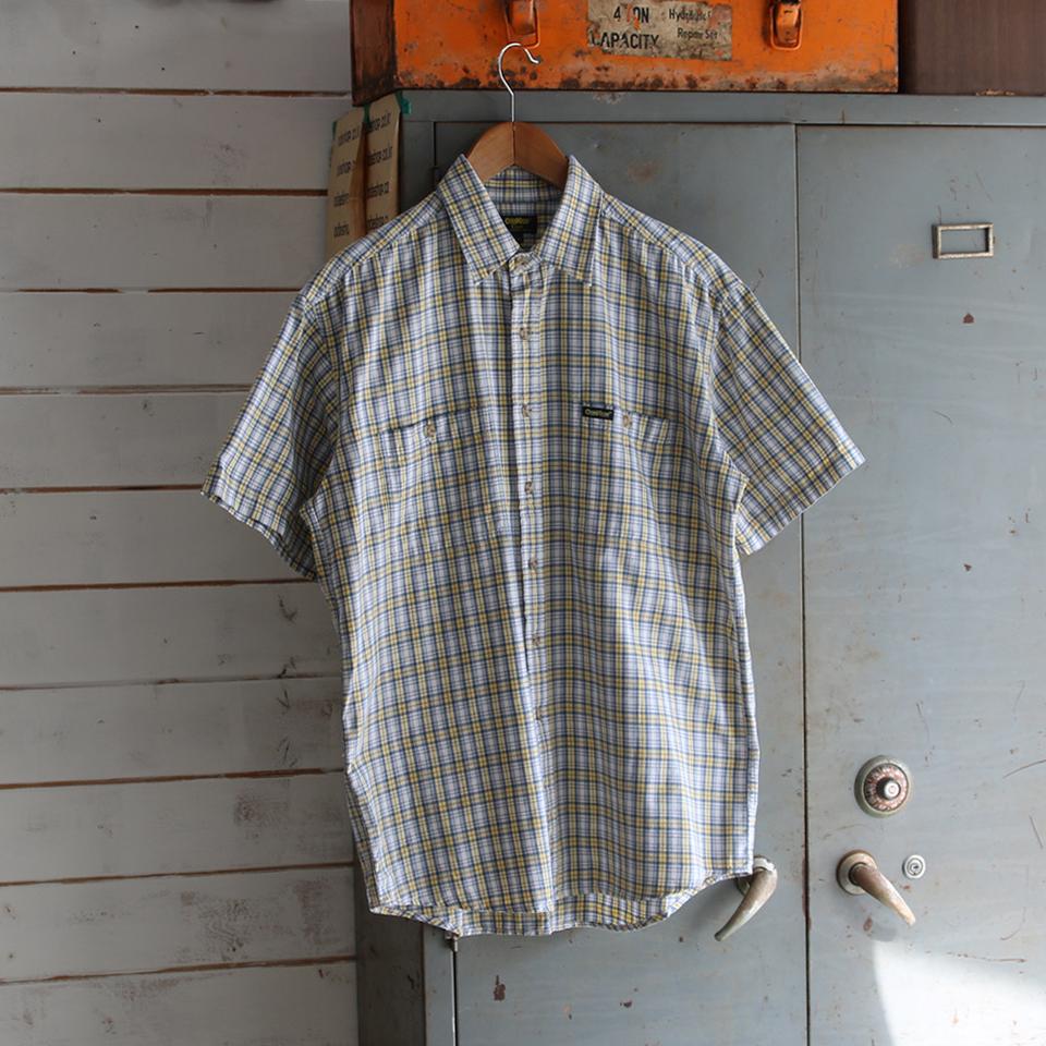 (착용컷) OSH KOSH 체크 반팔 셔츠 (남성용 100-103)