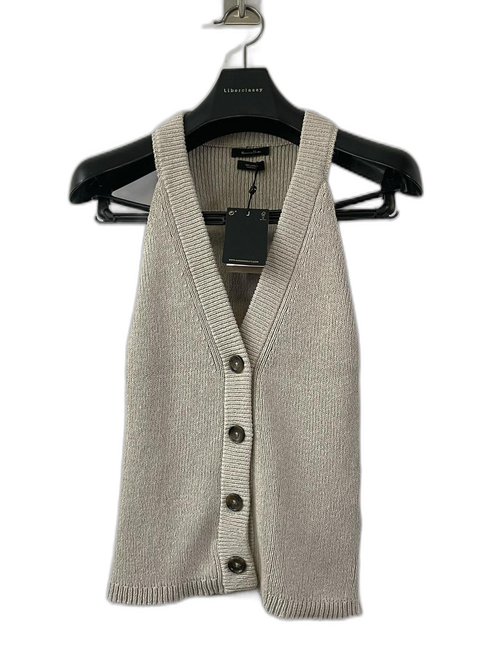 마시모두띠 홀터넥 니트 오트밀(S)새상품팝니다.