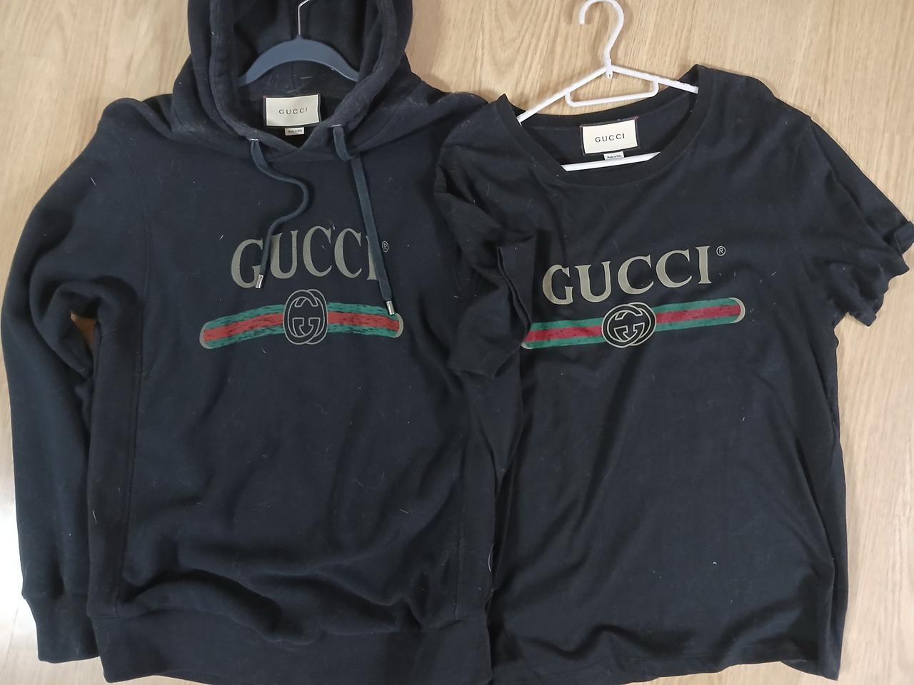 구찌후드반팔티